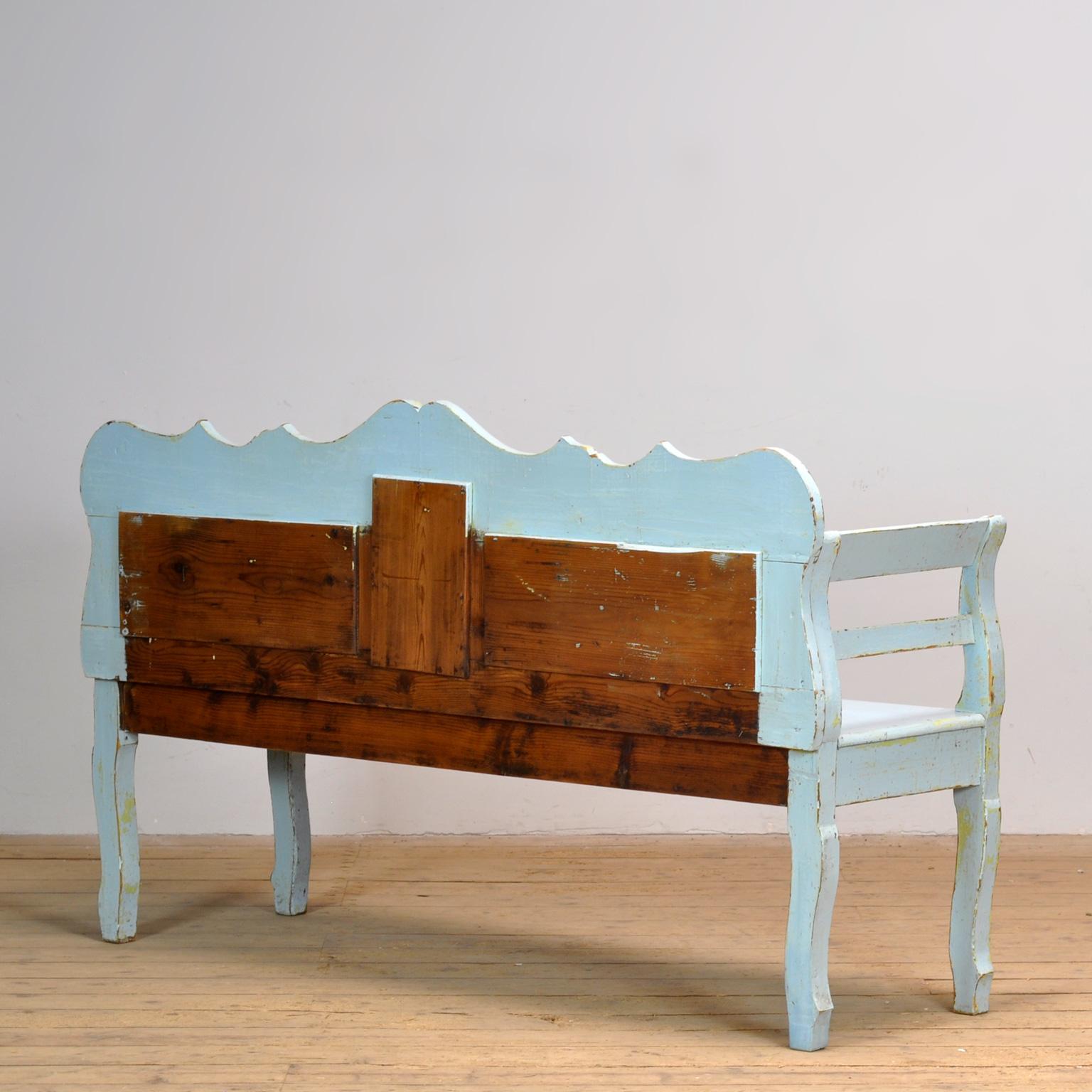 Antique Pine Bench, 1920’s For Sale 9