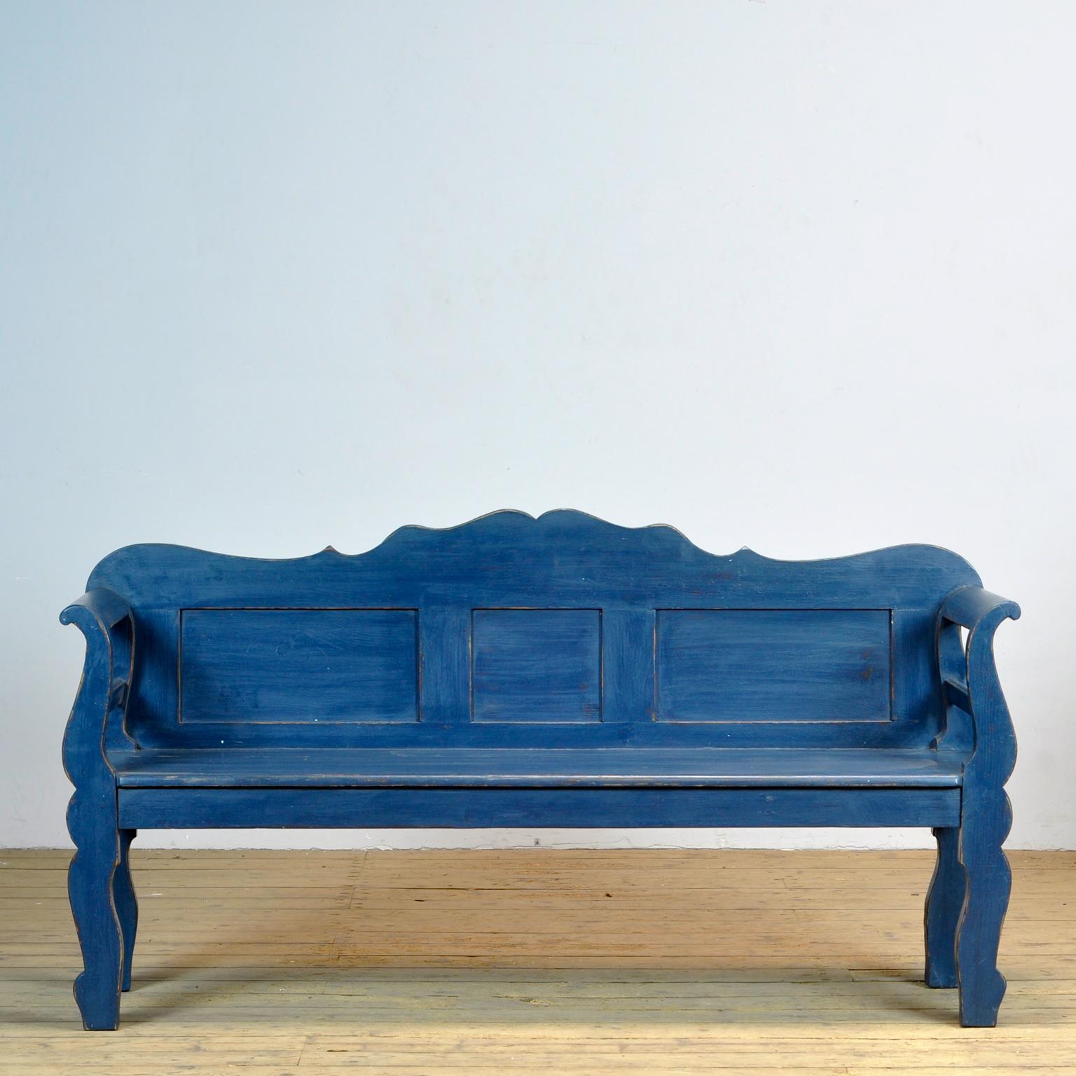 Antique Pine Bench, 1920s For Sale at 1stDibs