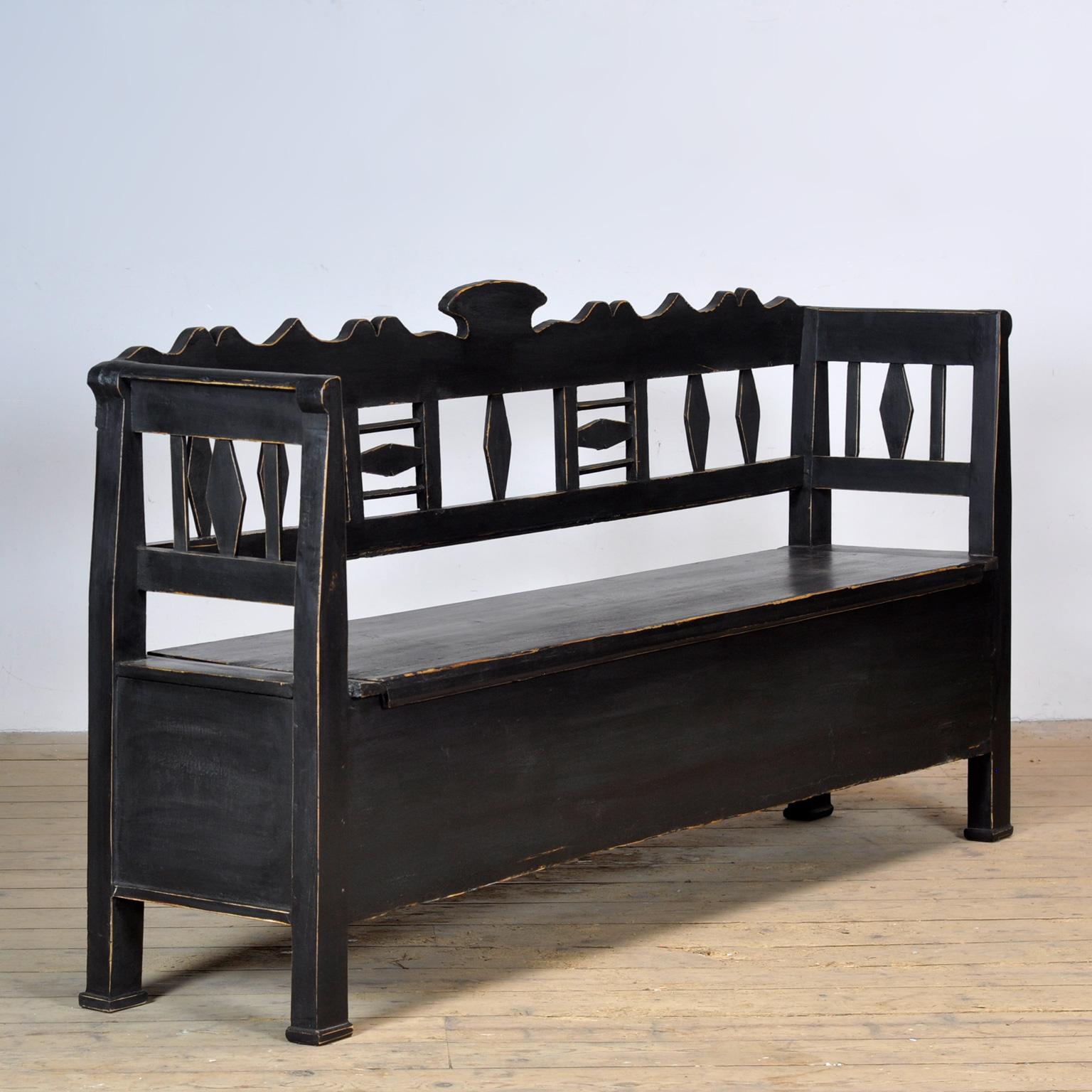 Rustic Antique Pine Bench, 1920’s
