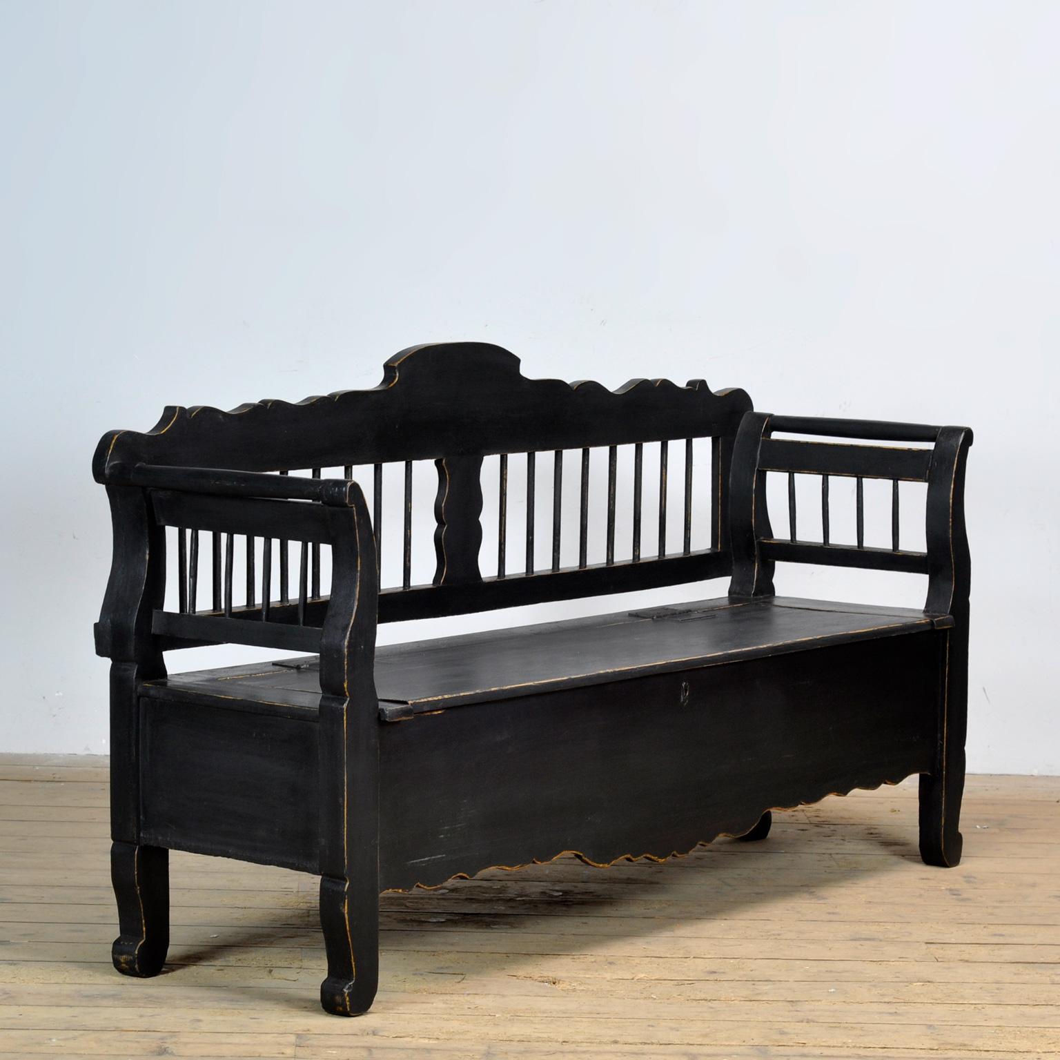 Rustic Antique Pine Bench, 1920’s