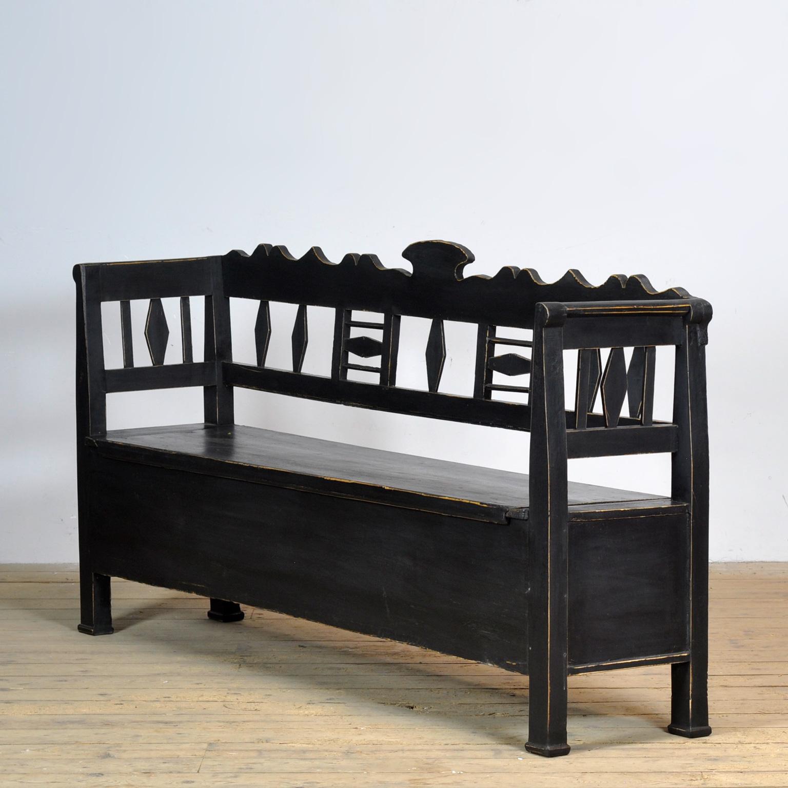 Hungarian Antique Pine Bench, 1920’s