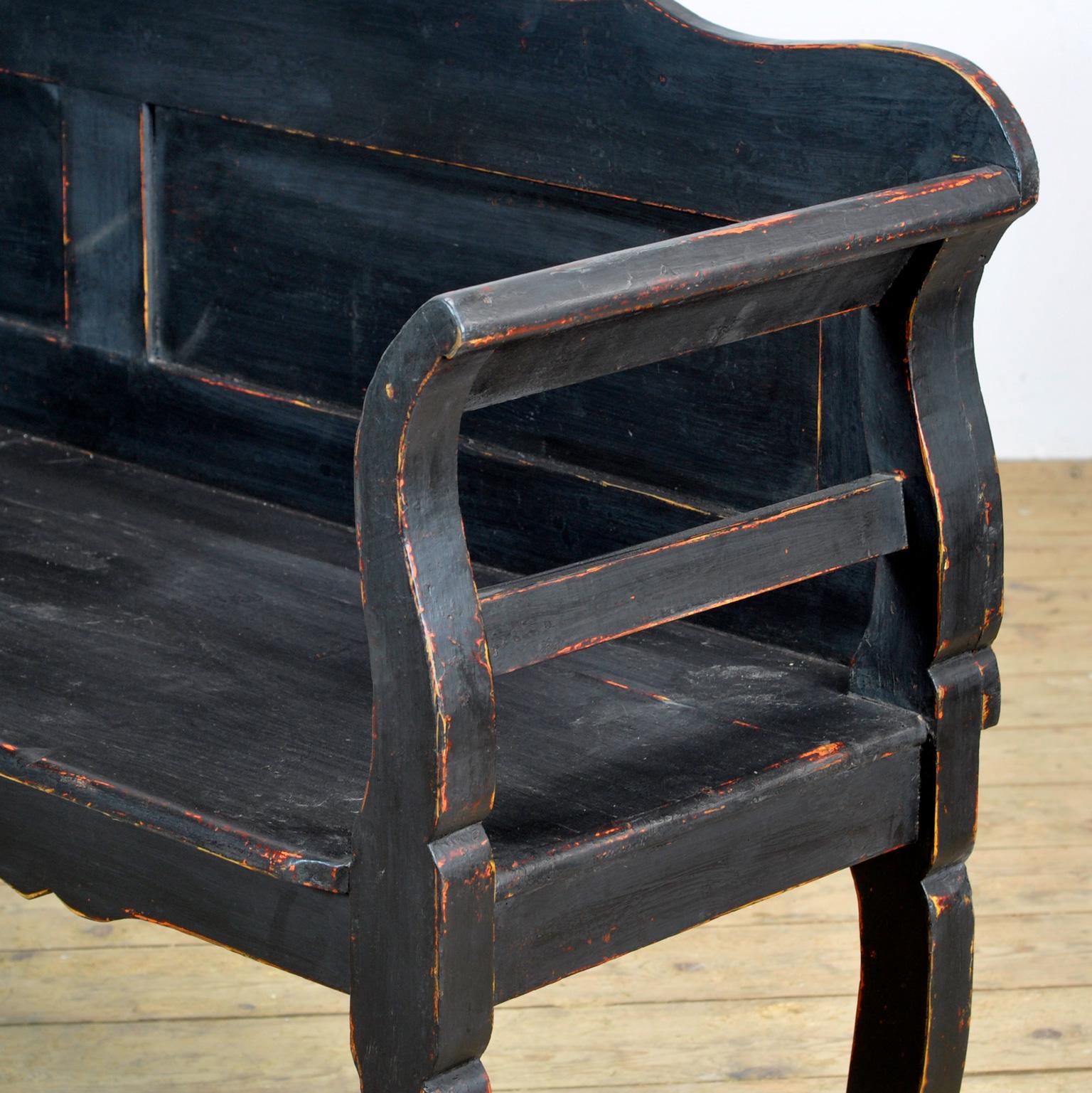Antique Pine Bench, 1920s In Good Condition In Amsterdam, Noord Holland