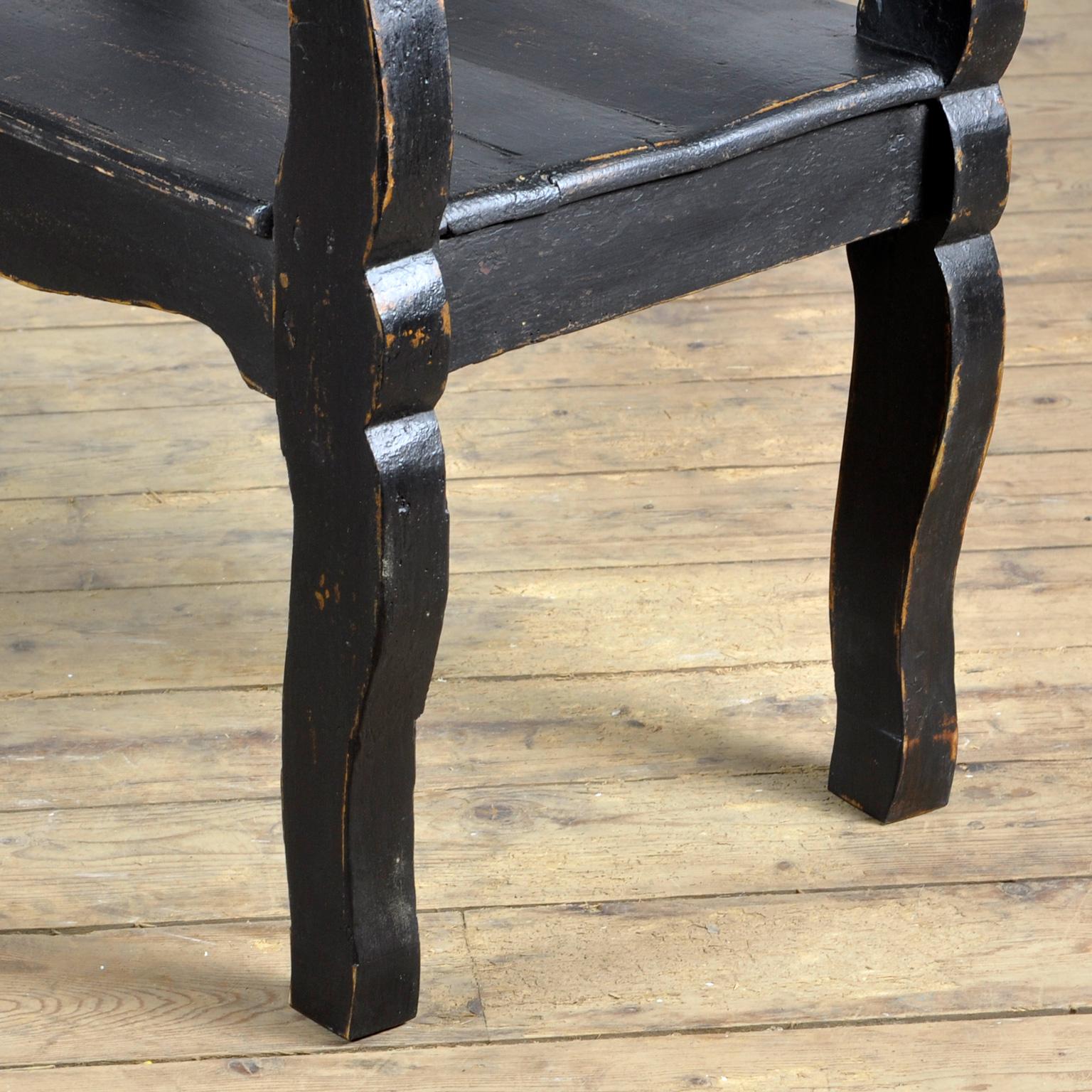 Early 20th Century Antique Pine Bench, 1920s