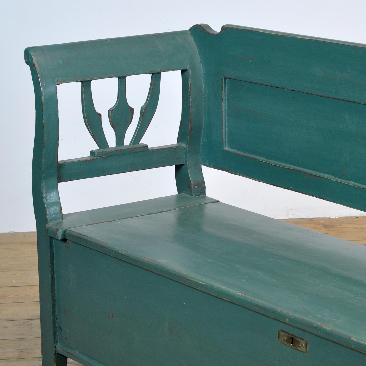 Antique Pine Bench, 1920s 1