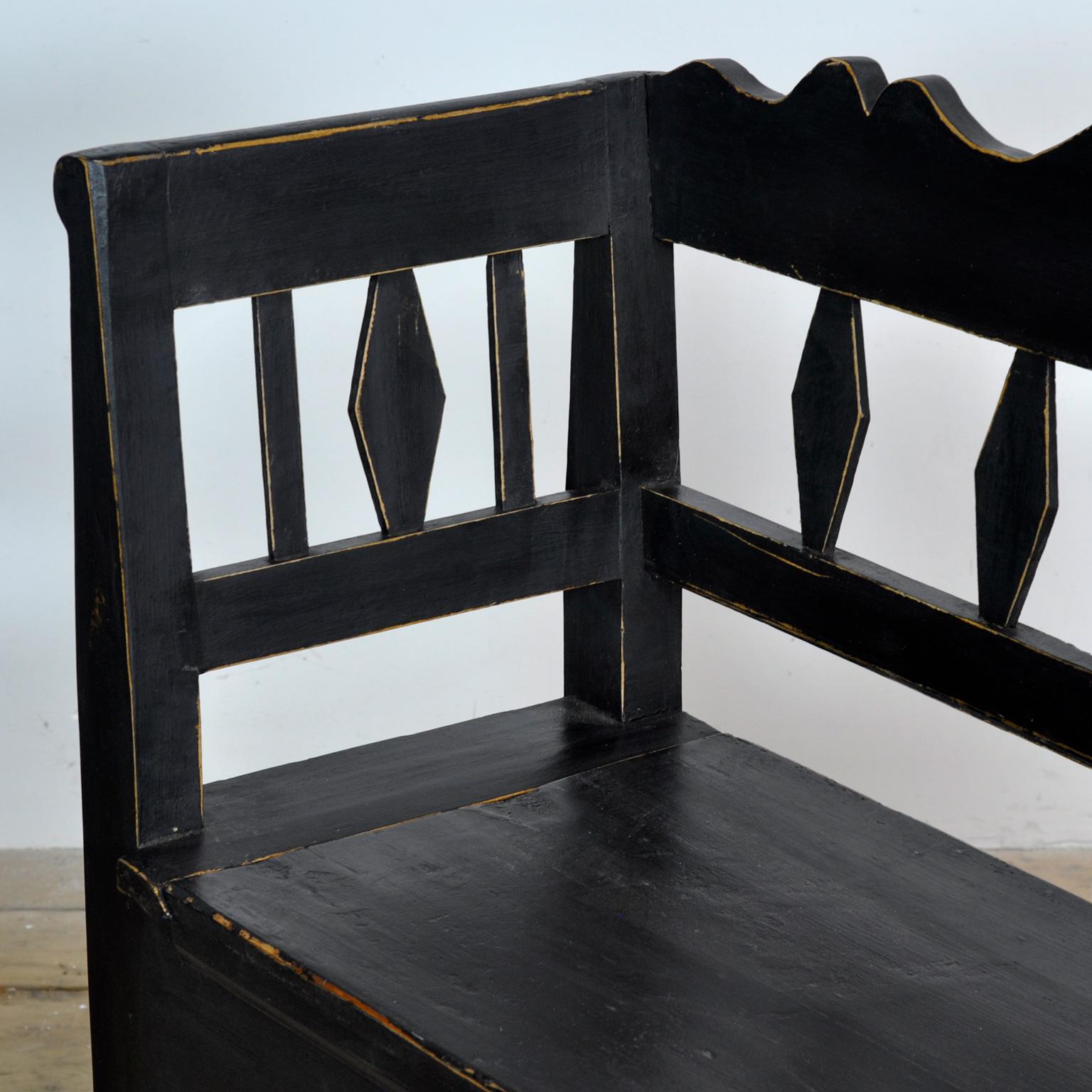 Early 20th Century Antique Pine Bench, 1920’s