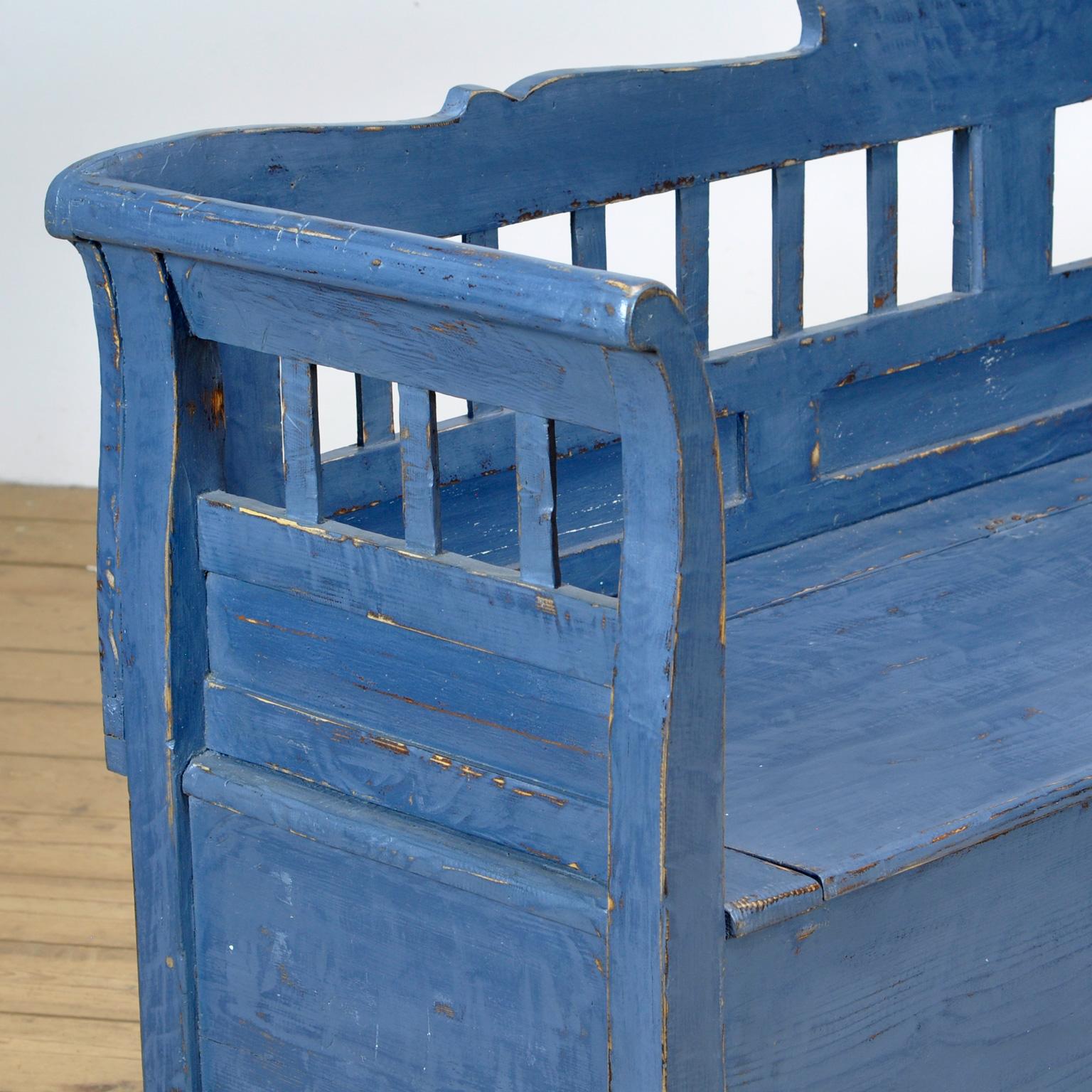 Antique Pine Bench, 1920s 1