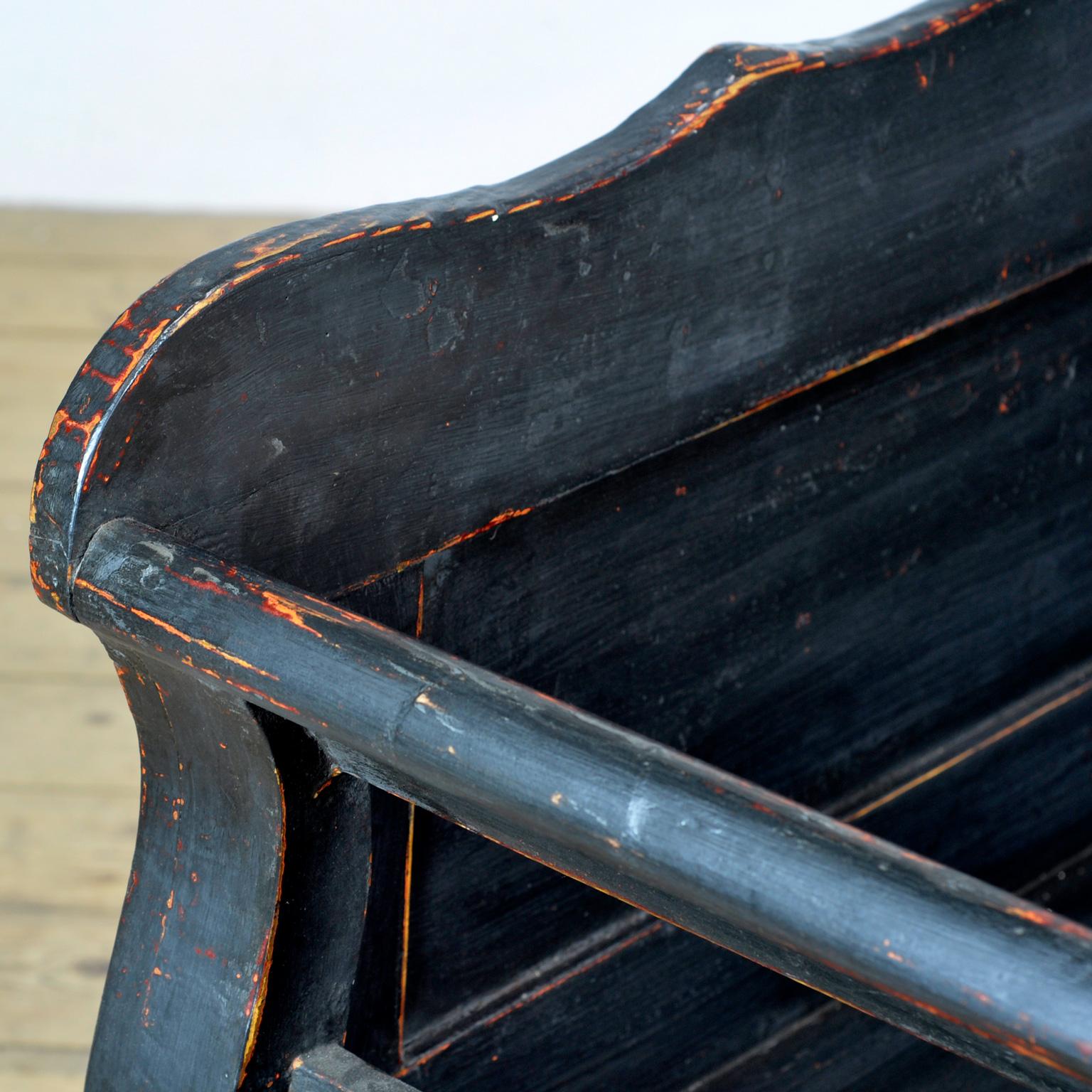 Antique Pine Bench, 1920s 2