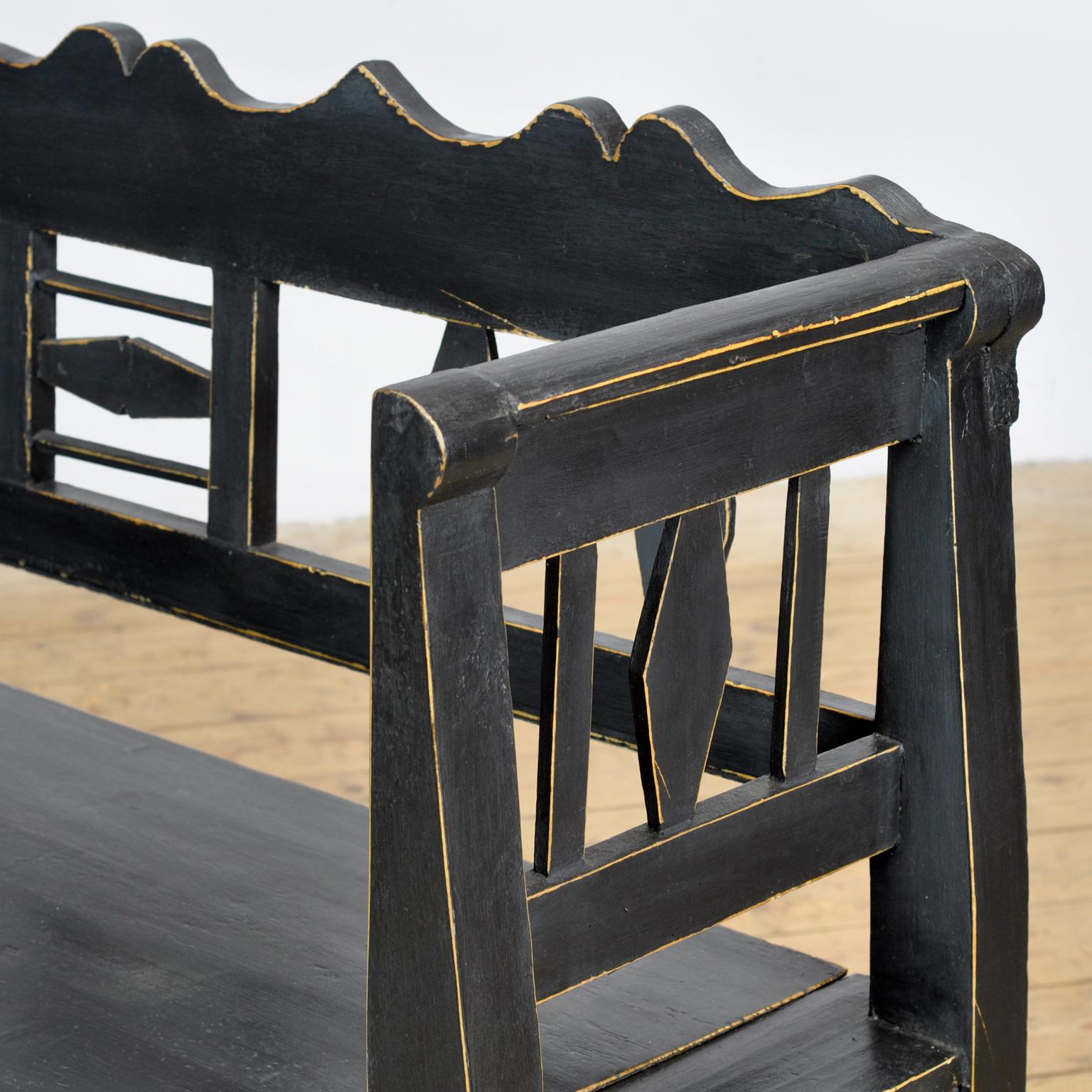 Antique Pine Bench, 1920’s 1