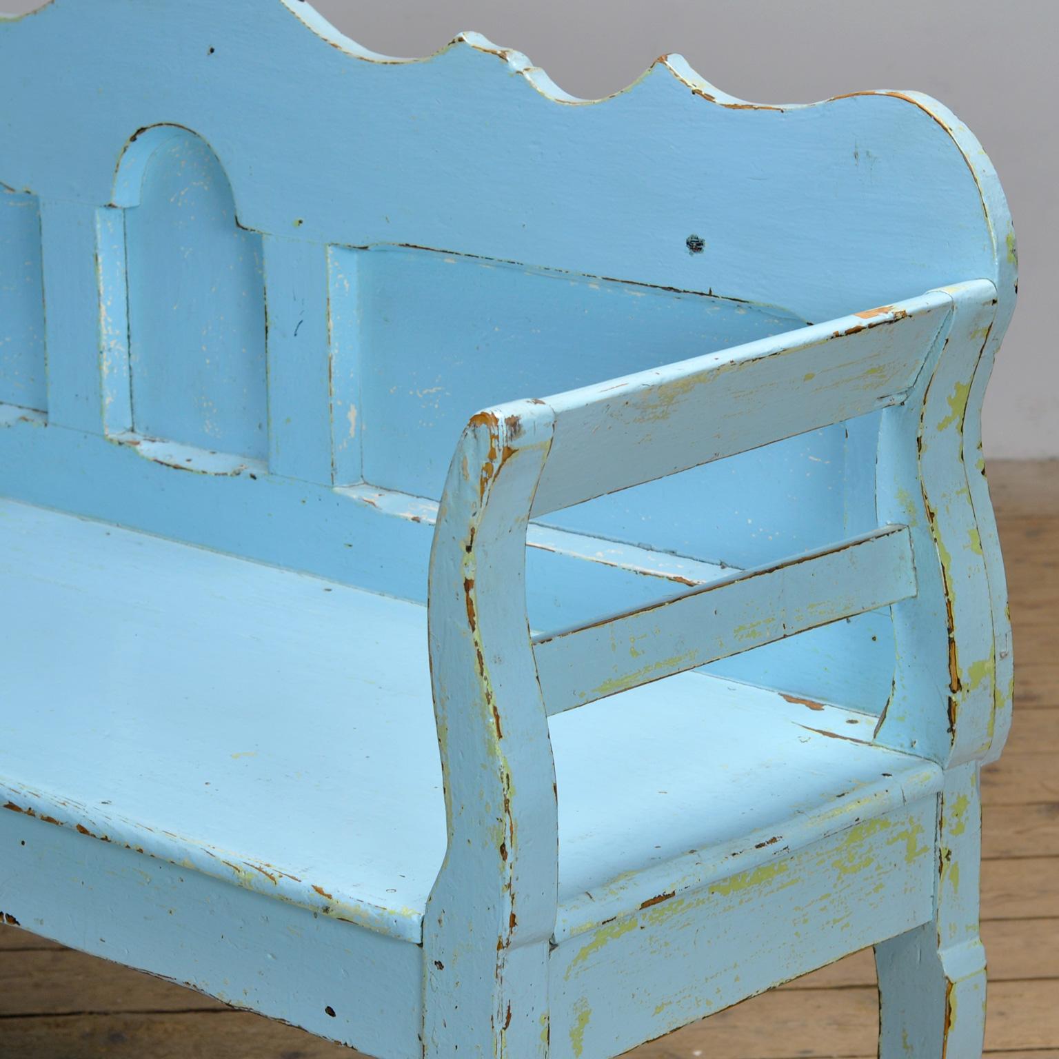 Antique Pine Bench, 1920’s For Sale 1