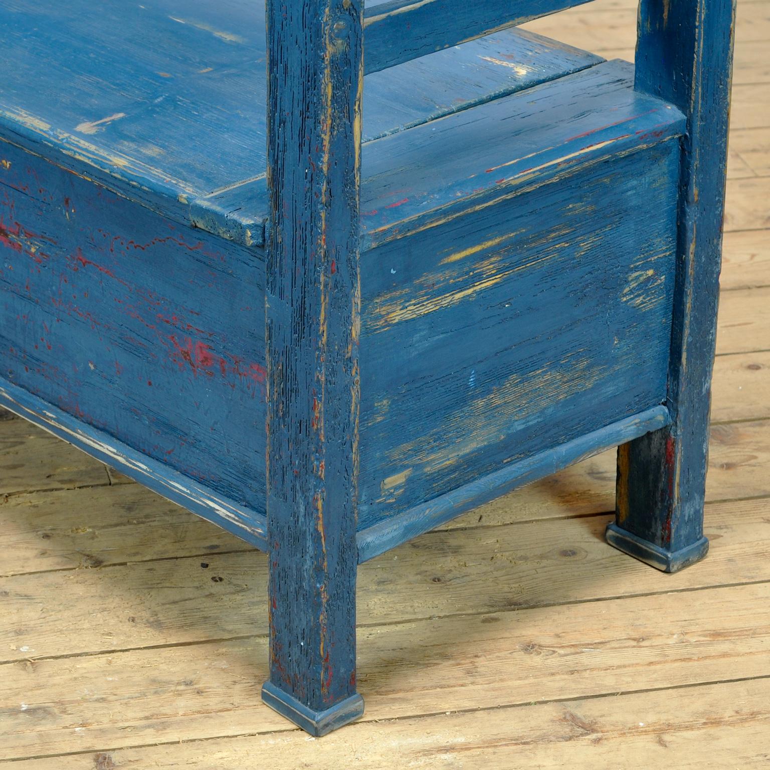 Antique Pine Bench, 1920s For Sale 2