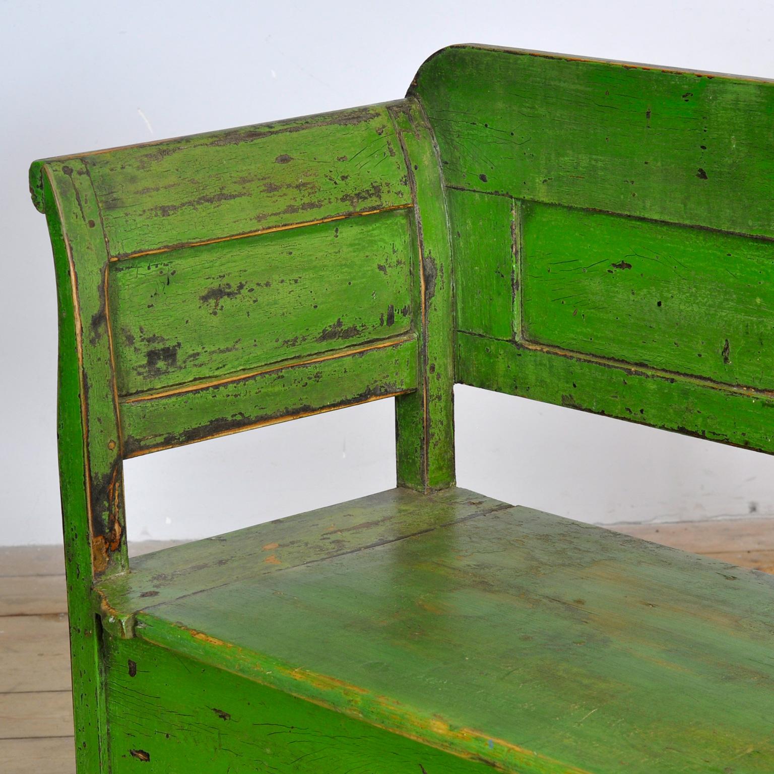 Banc en pin ancien, années 1920 en vente 2