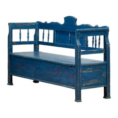Antique Pine Bench, 1920s