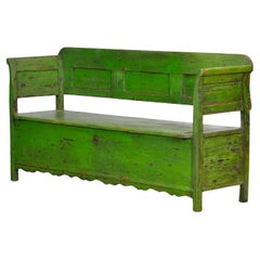 Antique Pine Bench, 1920s