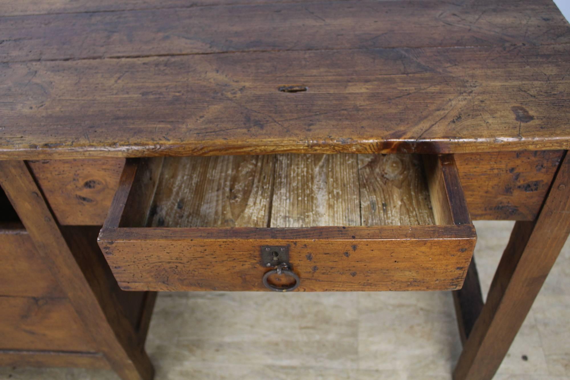 19th Century Antique Pine Breadseller's Desk For Sale