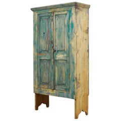 Antique Pine Cabinet from Moldova, circa 1910