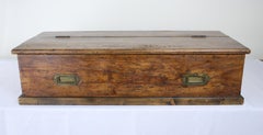 Antique Pine Campaign Box