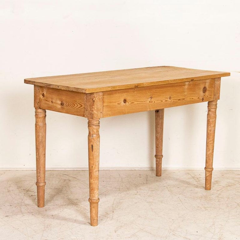 Antique Pine Console Table With Two Drawers Small Desk At 1stdibs Antique Pine Console Table With Two, Antique Pine Console Table