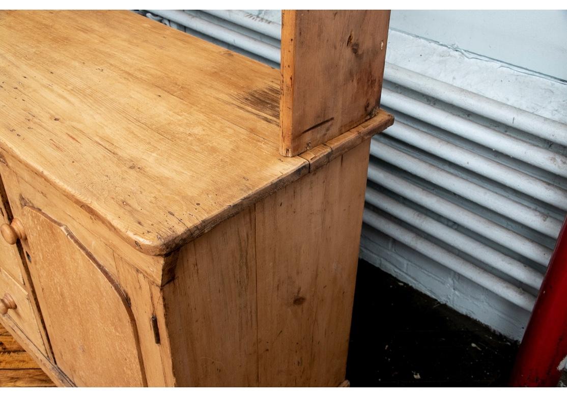 pine hutch antique