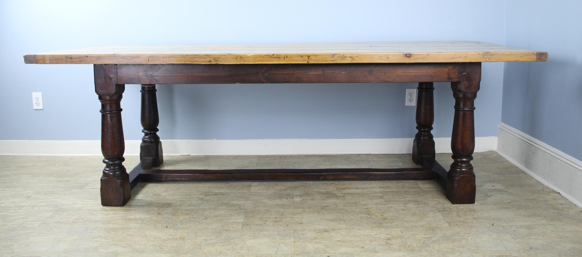 antique pine refectory table