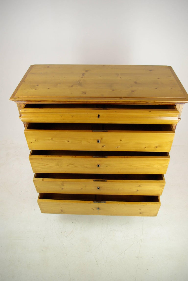 Antique Pine Dresser, Antique Chest of Drawers, Denmark 1880, Antiques ...