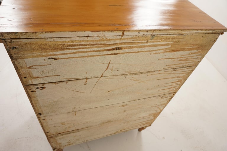 Antique Pine Dresser, Chest Of Drawers, Canada 1880, B2852 at 1stDibs