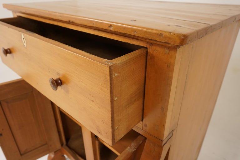 Antique Pine Dresser, Chest Of Drawers, Canada 1880, B2852 at 1stDibs