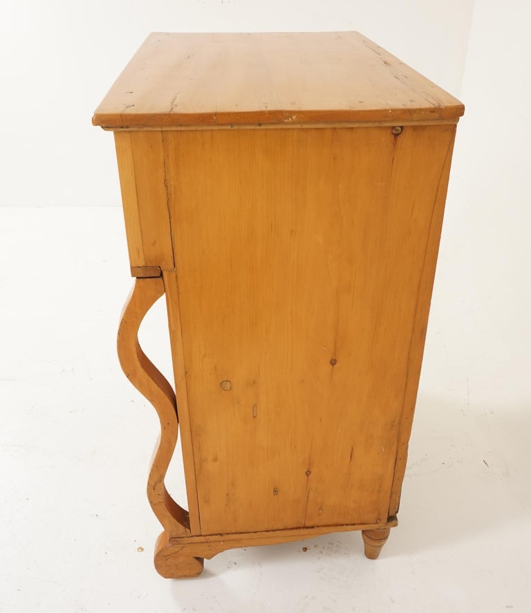 Antique Pine Dresser, Chest Of Drawers, Canada 1880, B2852 at 1stDibs