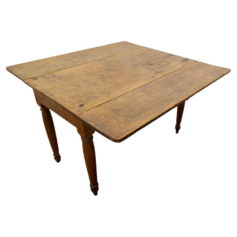 Antique Pine Pine Drop Leaf Table For Sale Pine Drop Leaf Table