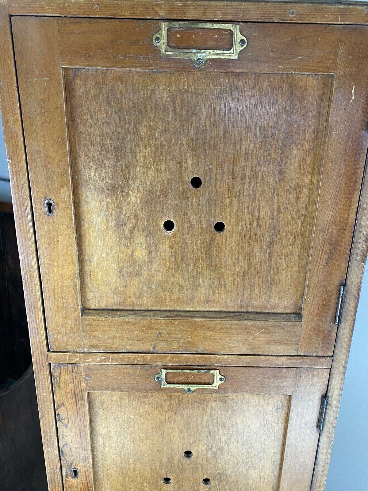 antique school cupboard