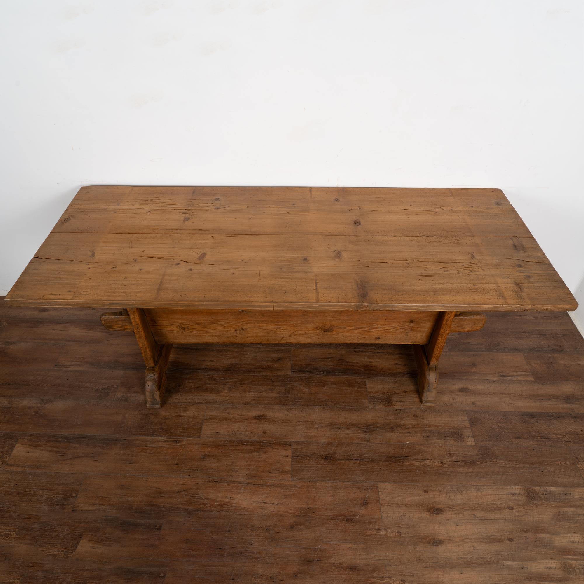Swedish Antique Pine Farm Kitchen Dining Table, Sweden circa 1800-20 For Sale
