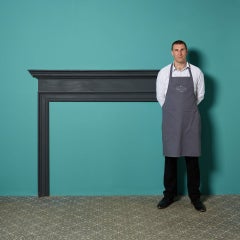 Antique Painted Pine Fireplace Mantel