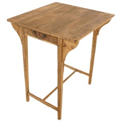 Antique Pine Hall Table, Lamp Table with Drawers, Scotland 1880, B1787