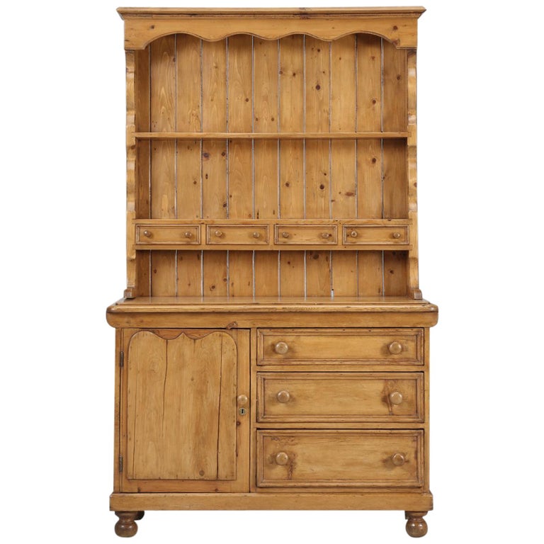 Antique Pine Hutch Dresser Or Cabinet For Sale At 1stdibs