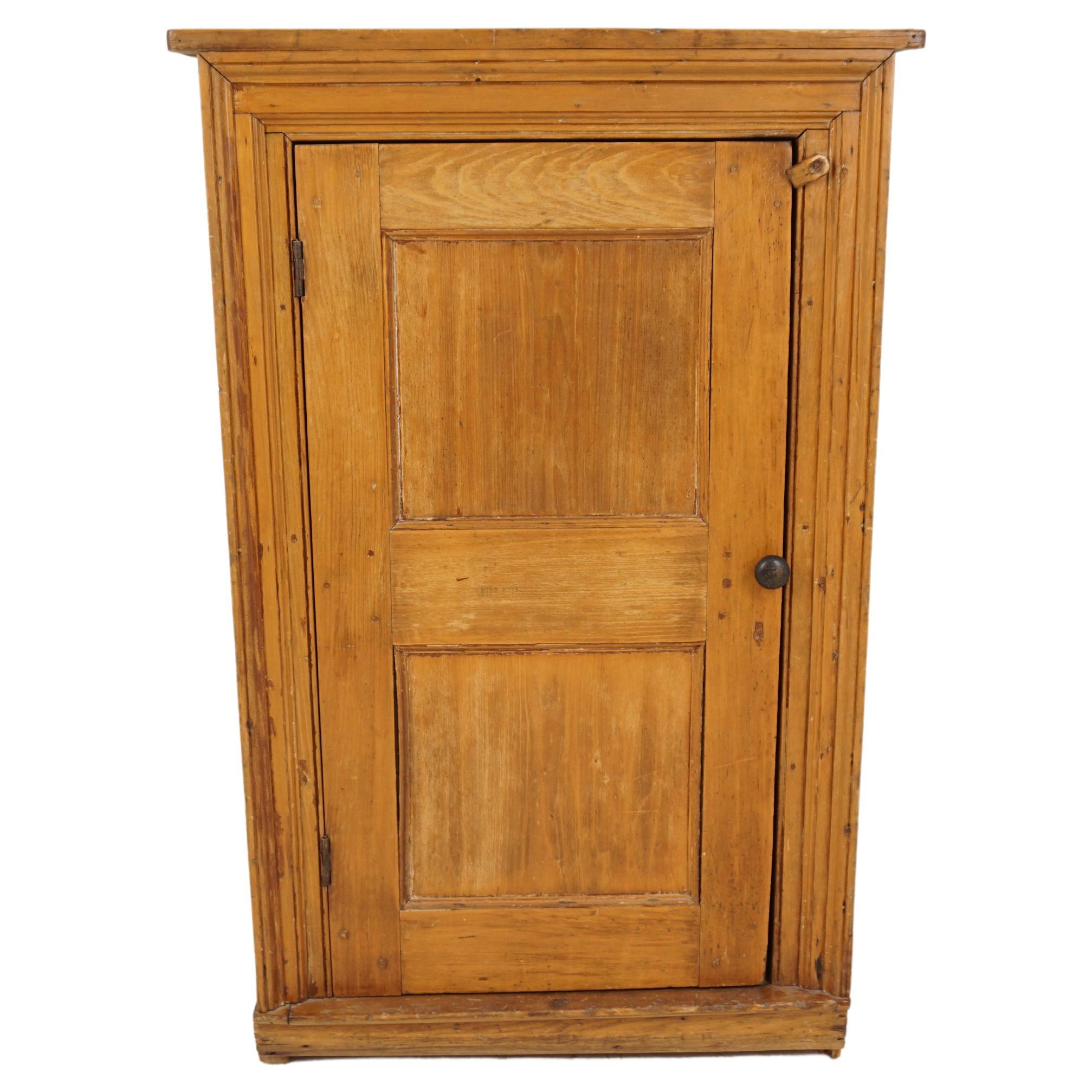Antique Pine Kitchen Cupboard, Pantry American 1880, B2880 at