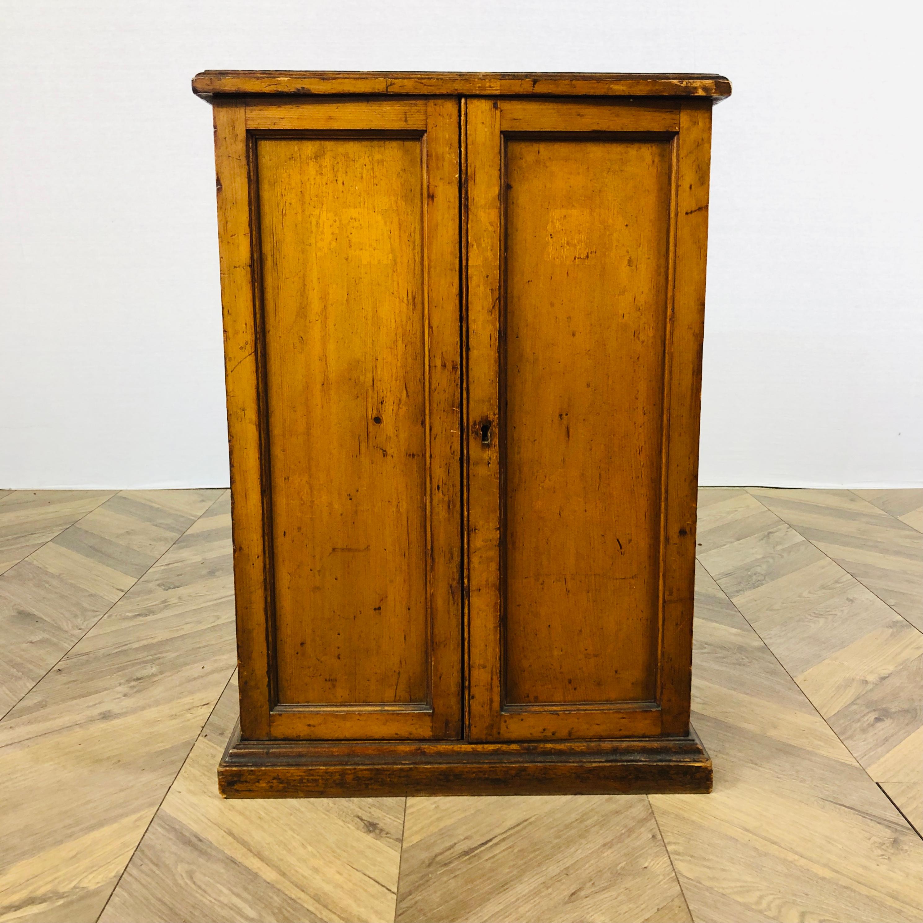 Antique Pine Medical Cabinet, Referenced to Joseph Maina Mungai, c1900 For Sale 10