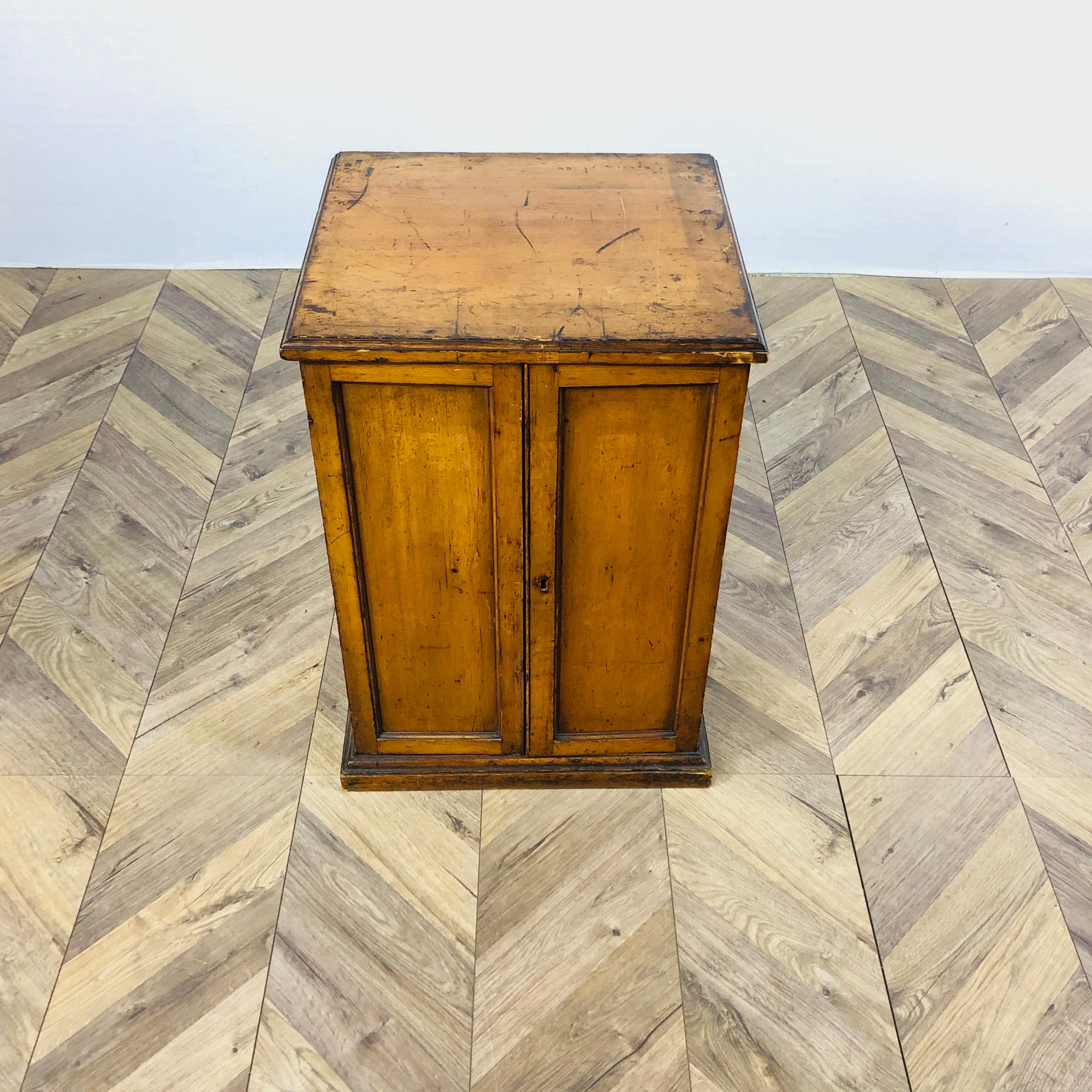 Antique Pine Medical Cabinet, Referenced to Joseph Maina Mungai, c1900 For Sale 13