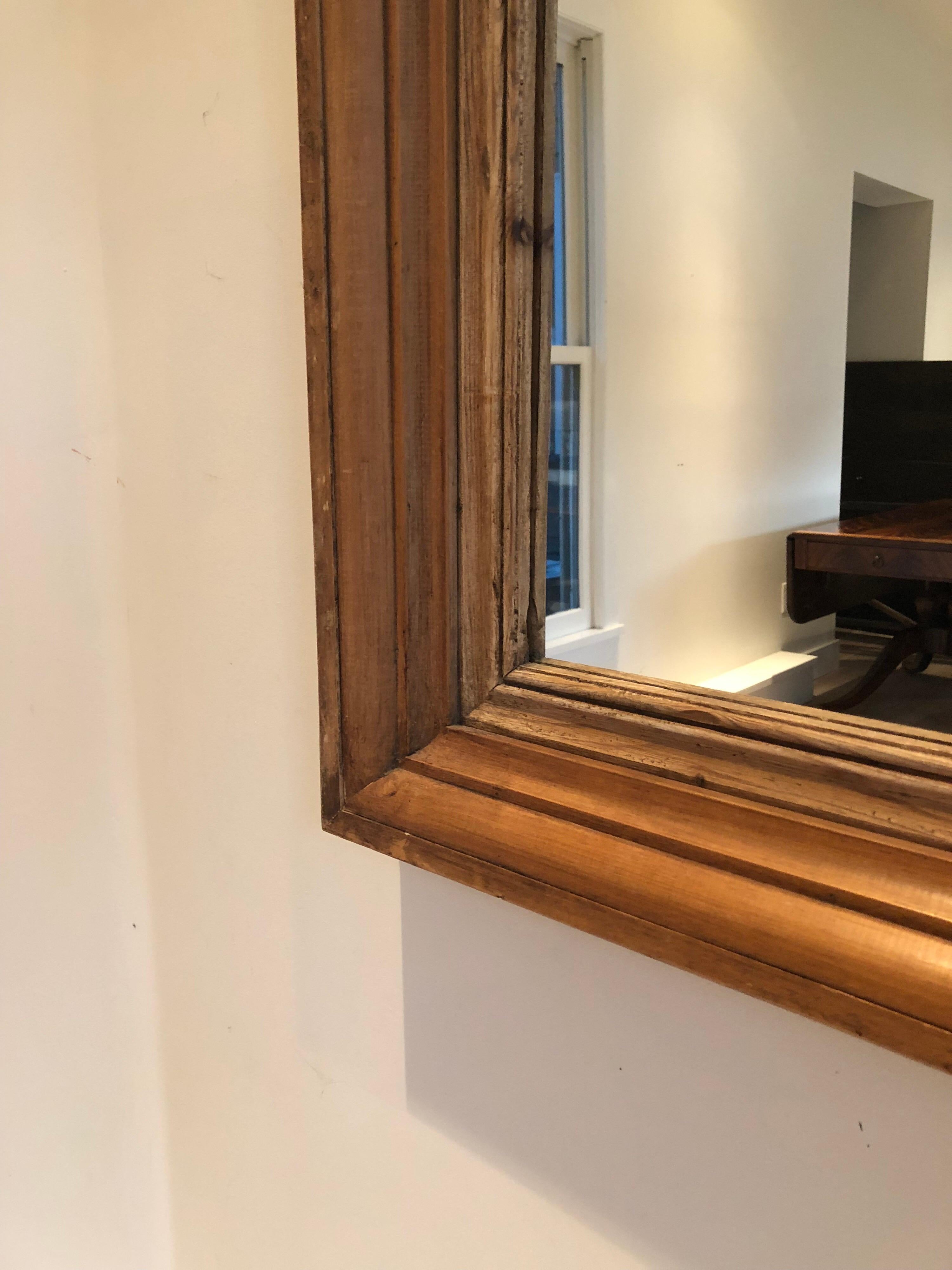 antique pine wall mirrors