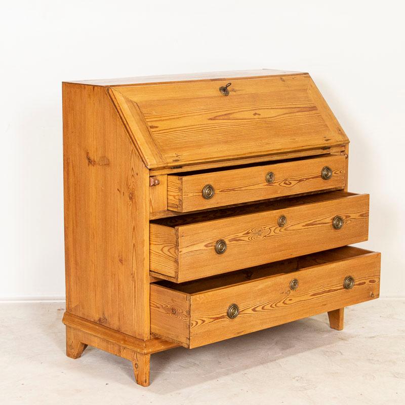 antique pine bureau