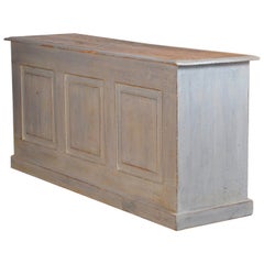 Antique Pine Shop Counter, 1920s