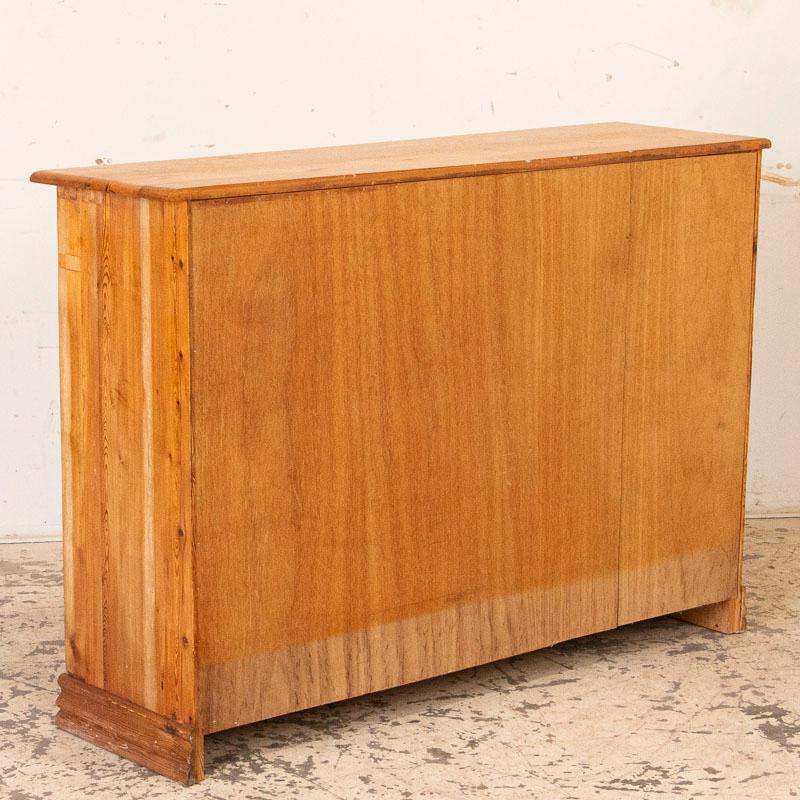 Antique Pine Sideboard with 3 Doors In Good Condition In Round Top, TX