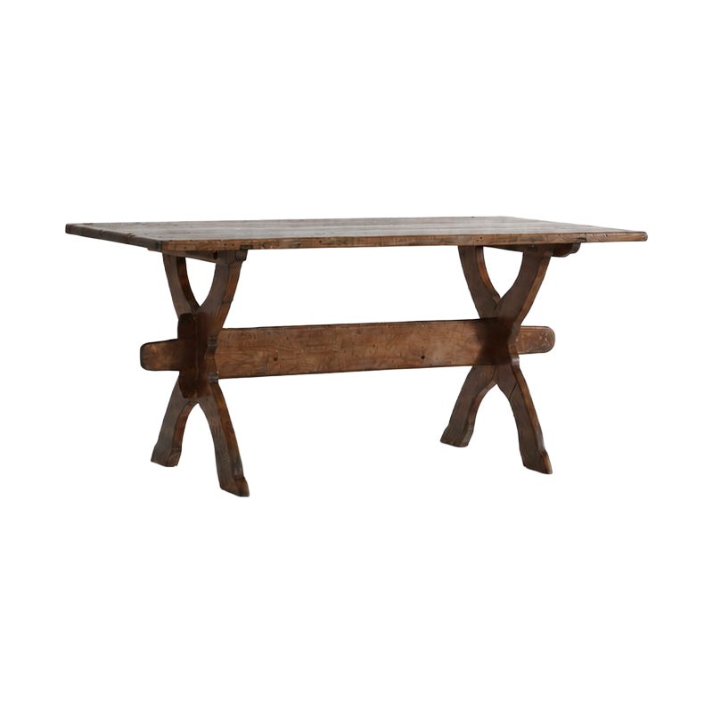 Antique Pine Table, Sweden, 18th / 19th Century For Sale