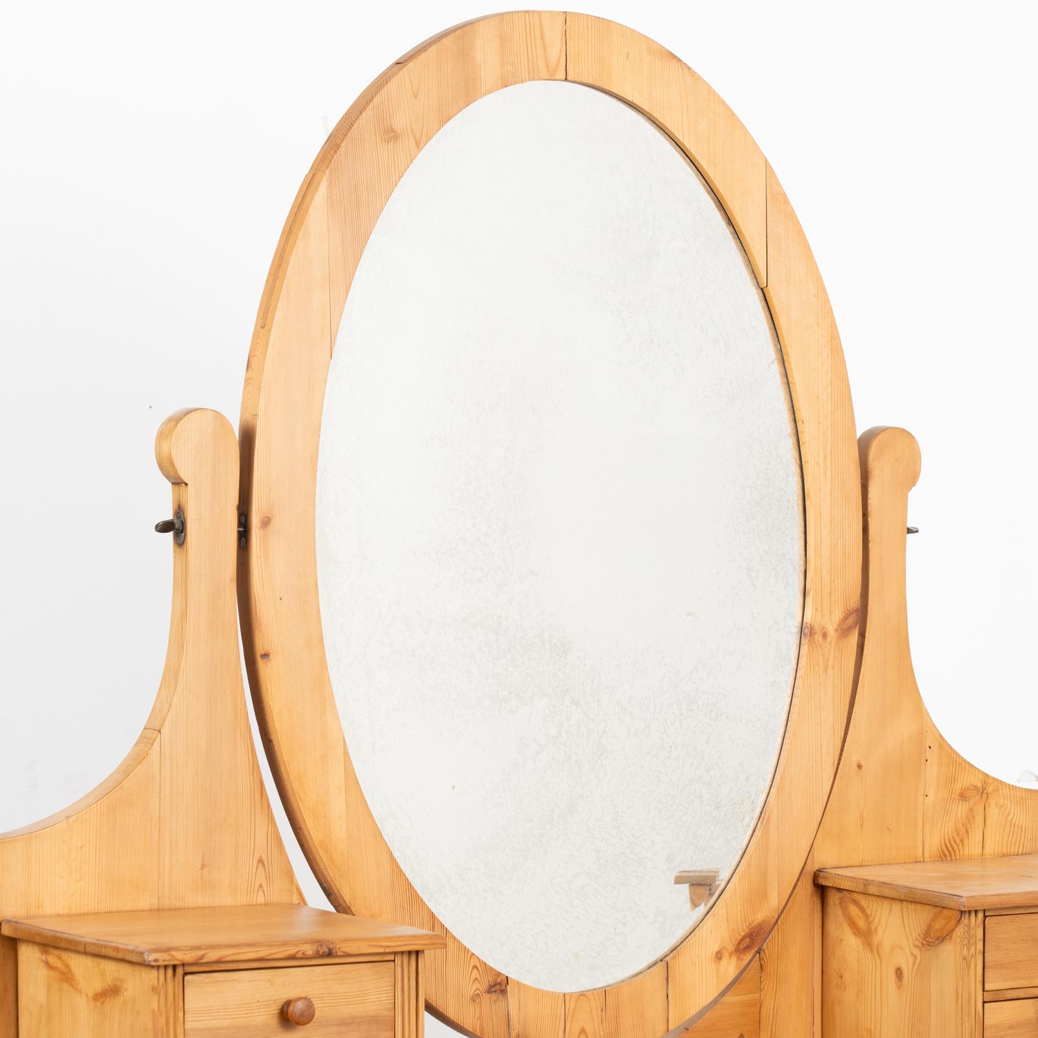 pine dresser with mirror