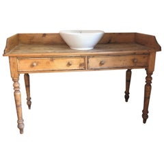 Used Pine Washboard Vanity (Sink NOT included)