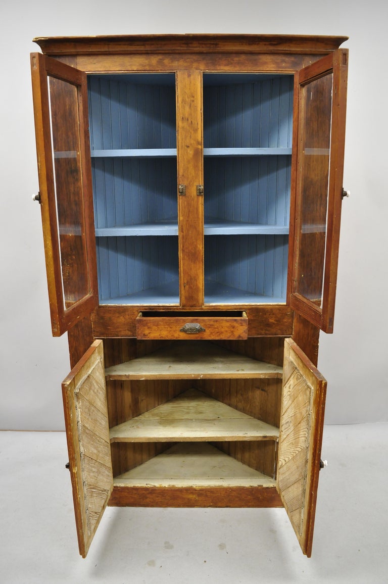 Primitive cheap china cabinet