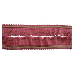 Antique Pink and Gold Silk Decorative Ribbon Trim