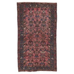 Antique Pink Persian Hamadan Carpet