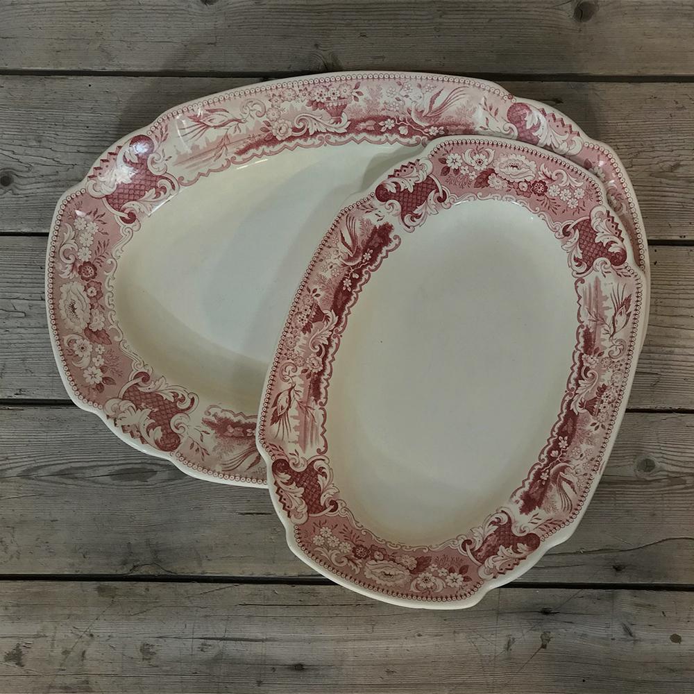 Antique Pink & White 65 Pc. China Set by Maestricht ~ Victoria Pattern For Sale 5