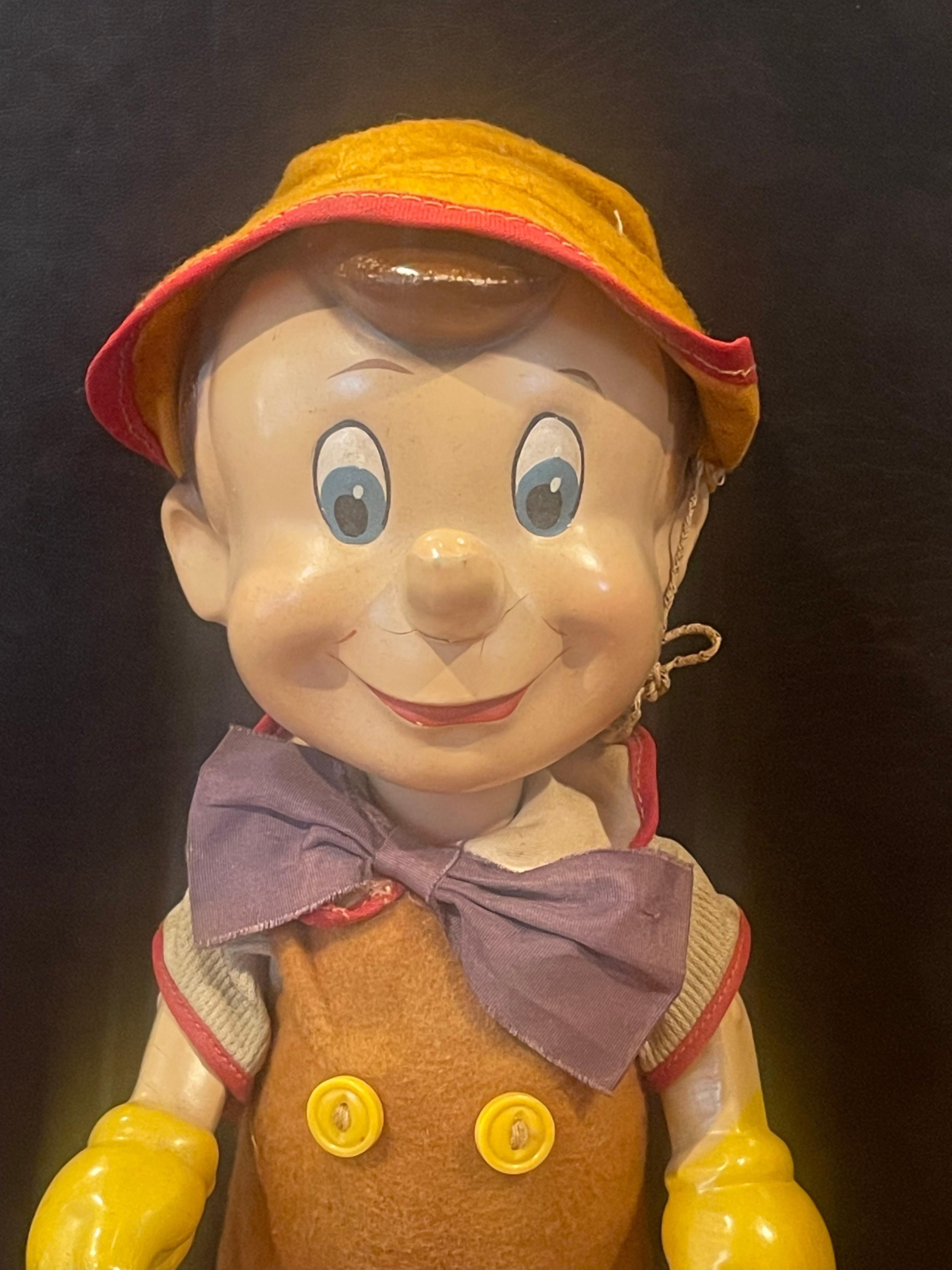 Antike Pinocchio-Puppe von Knickerbocker Toy Co. im Angebot 6
