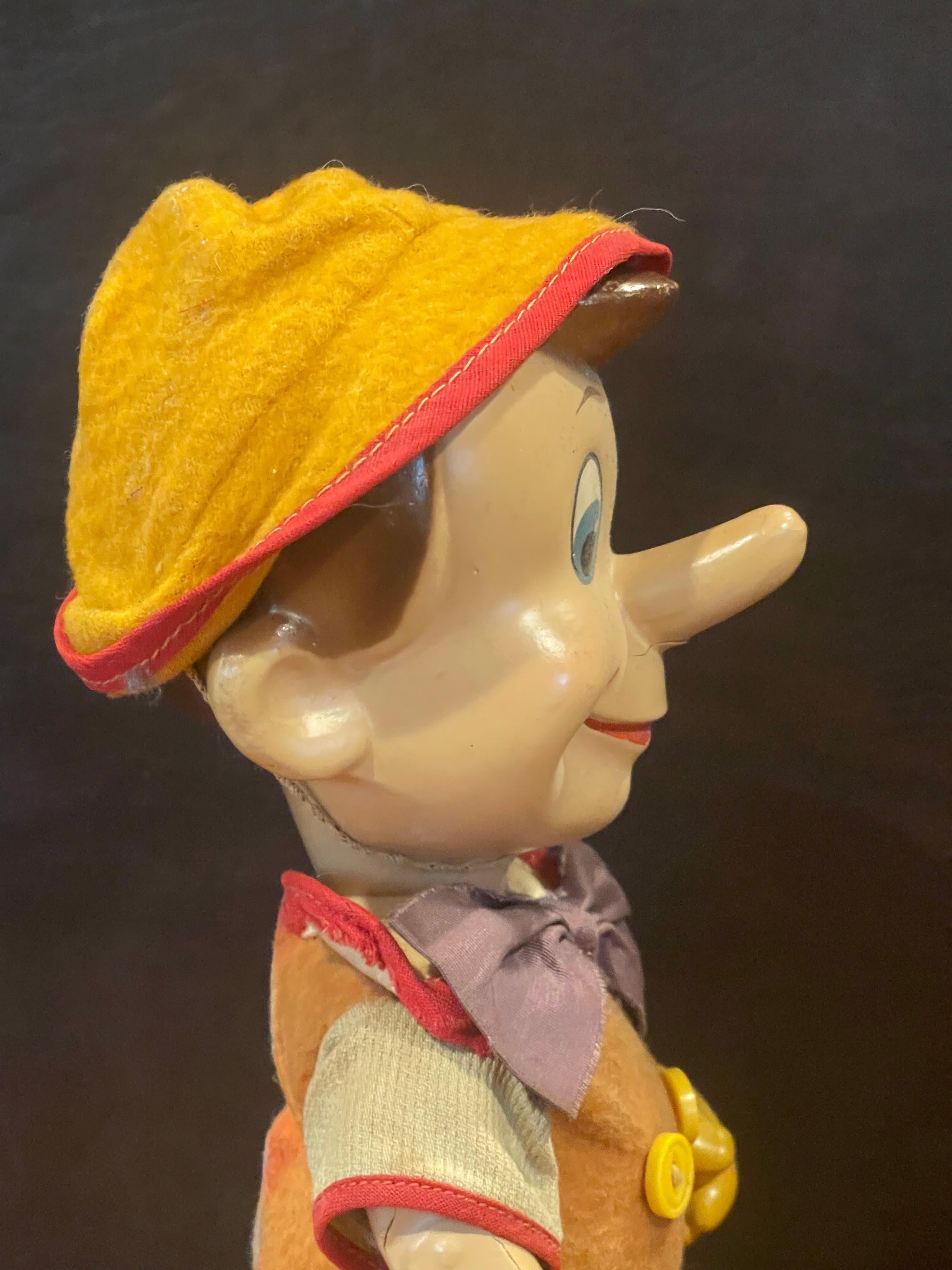 Antike Pinocchio-Puppe von Knickerbocker Toy Co. im Angebot 7