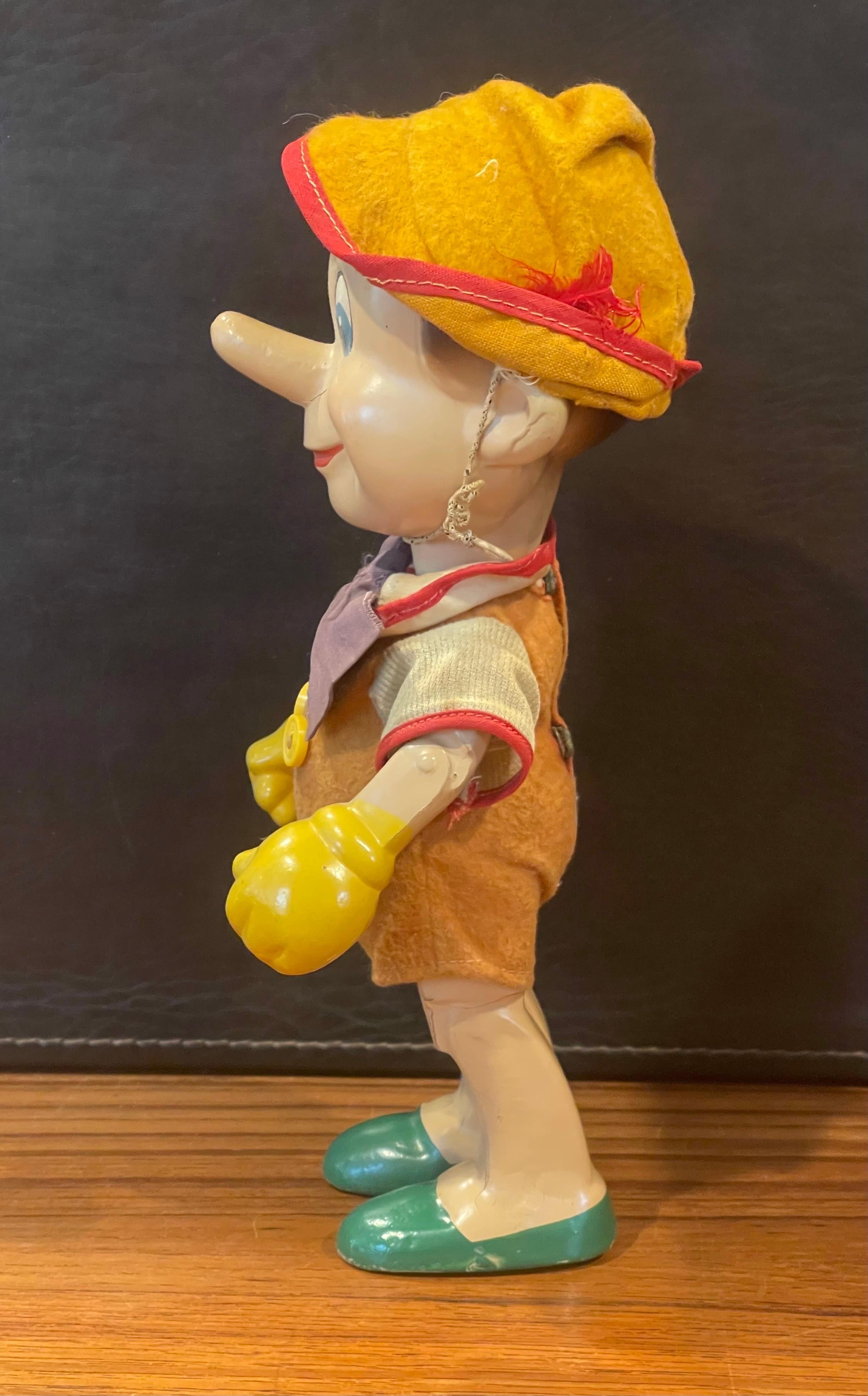 Antike Pinocchio-Puppe von Knickerbocker Toy Co. im Zustand „Relativ gut“ im Angebot in San Diego, CA